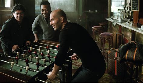 Pelé, Maradona and Zidane for Louis Vuitton 